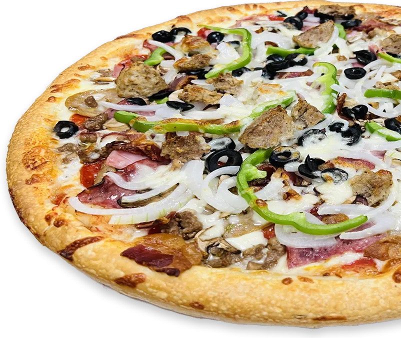 Delicious pizza from Brando's Pizza & Subs